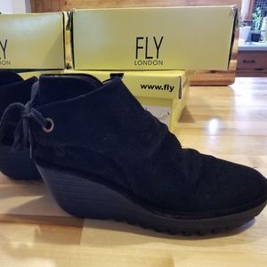 Fly London suede ankle boots